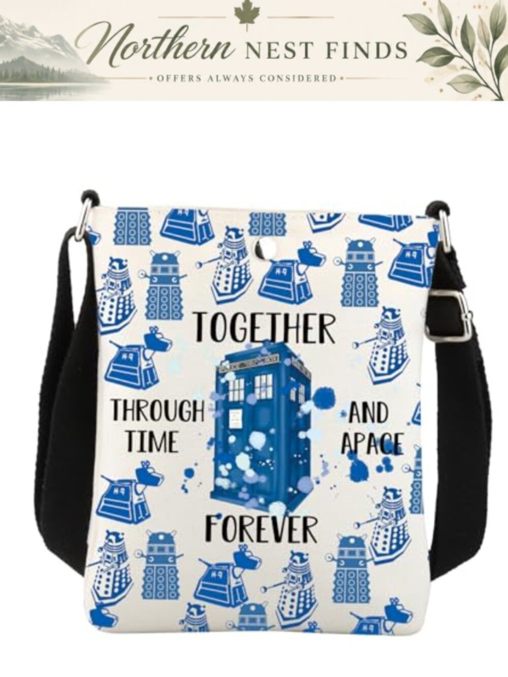 Doctor Crossbody Bag Waterproof Polyester Adjustable Shoulder Strap